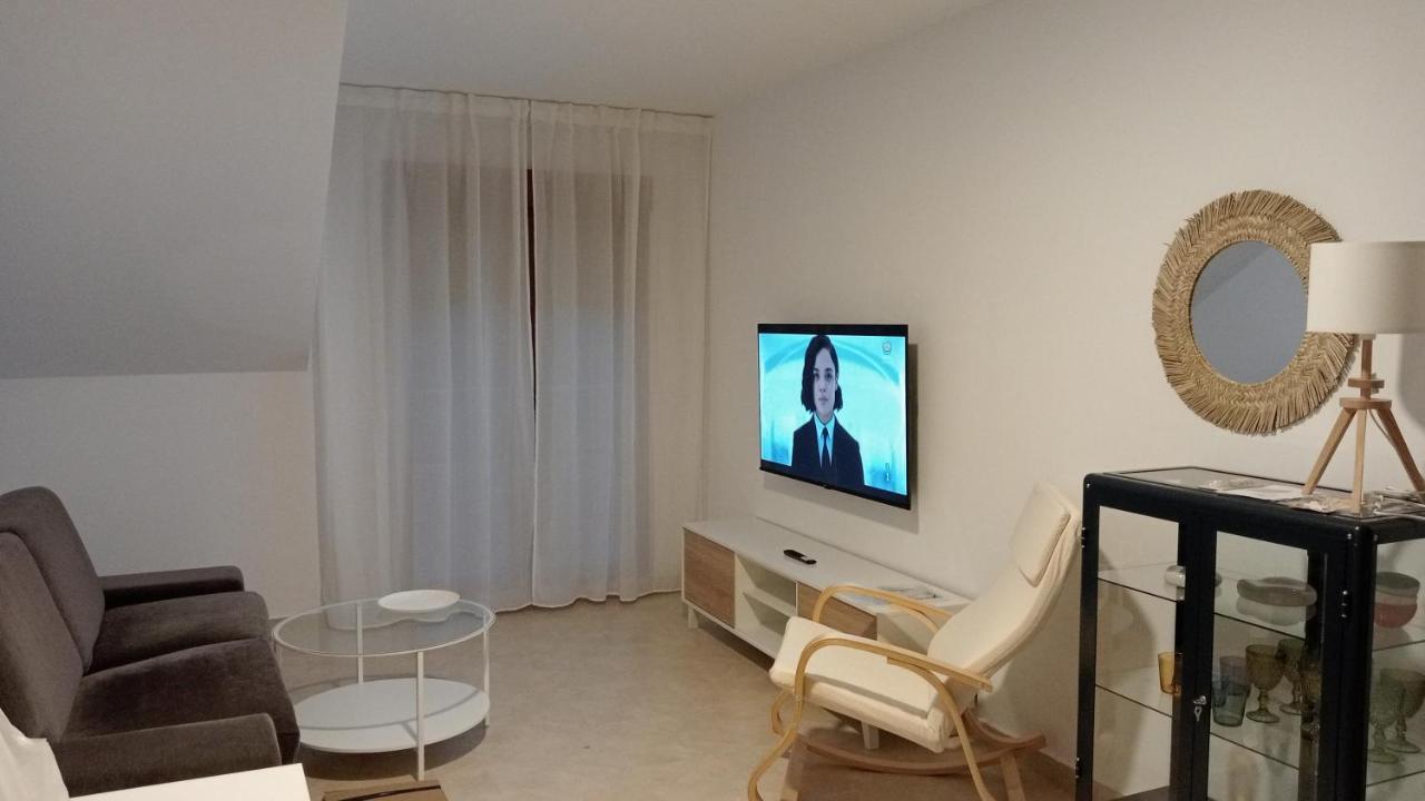 Atico A 3 Km De Sanxenxo Con Piscina Y Garaje Apartment Luaran gambar