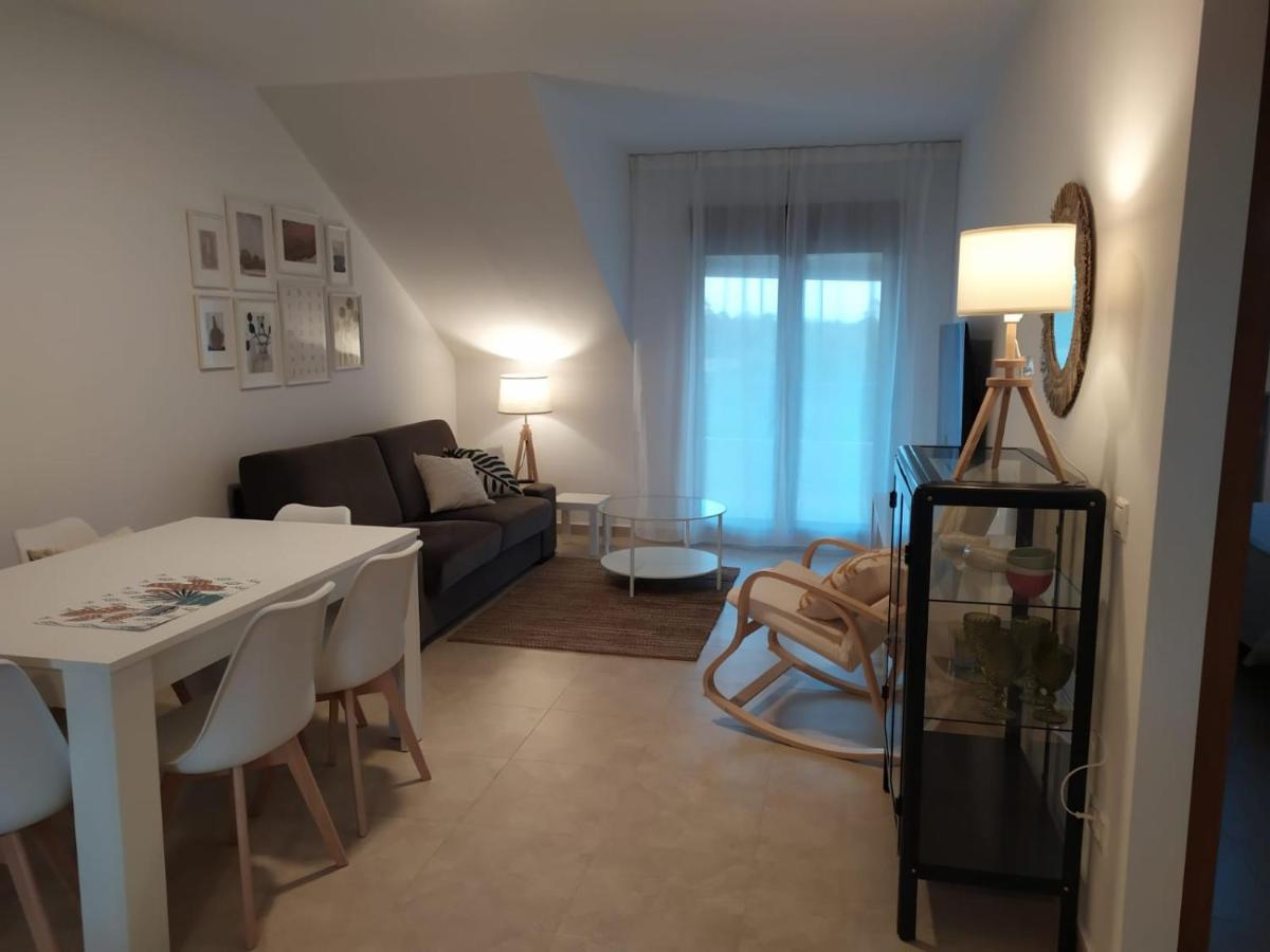 Atico A 3 Km De Sanxenxo Con Piscina Y Garaje Apartment Luaran gambar